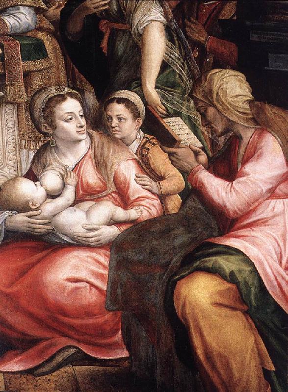 COXCIE, Michiel van The Circumcision of Christ (detail) g oil painting image